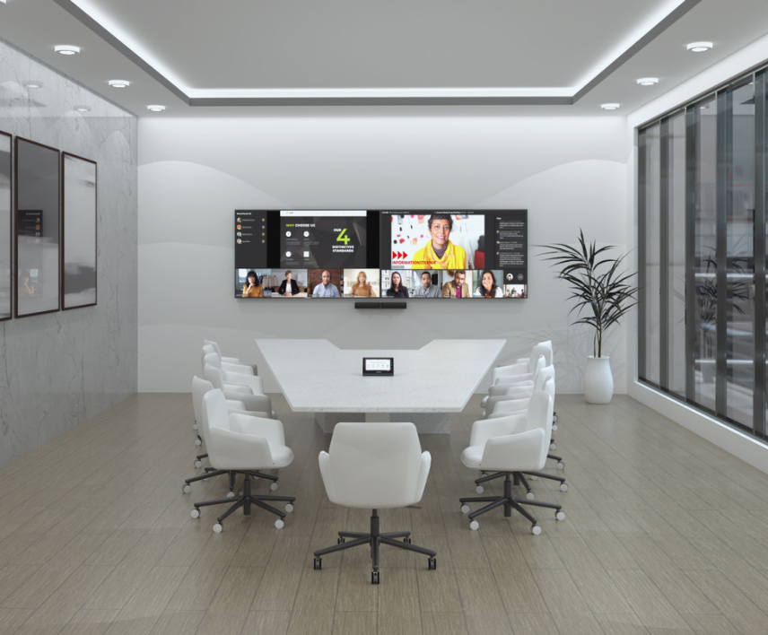 En rumstypslösning för ett large mötesrum